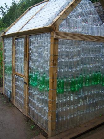 Soft drink bottle greenhouse, National Botanic Gardens of Wales.